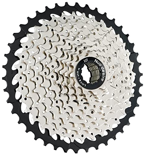 Nuo desire 10 Fach Kassette,10 Speed Cassette Gänge 11-42T für Rennrad Mountainbike MTB Kompatibel mit HG Sram(außer XD) Kassette(10S-11-42T)