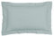 Sleepdown Pillow cases 100% Pure Cotton Pack of Two Oxford Luxury Soft Cosy Pillow Cover Set - Sage Green - 48x74x5 cm