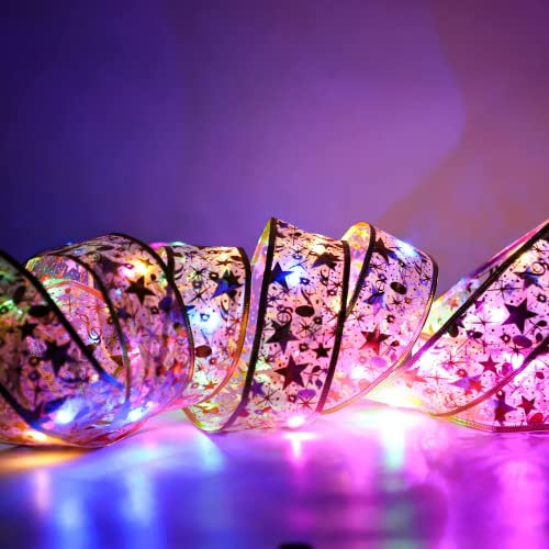 Feux de Fée Ruban Led Lumineux Ruban Noel, 16ft/ 5m Guirlande Lumineuse pour Sapin de Noël Décorations, pour le Nouvel An Fête Mariage Décorations de Noël Extérieur Intérieur Ornements (Or - Lanterne)