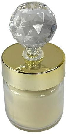Lot de 15 Bougies en Pot de Verre avec Bouchon Diamant | Cadeaux Invités Mariage, Baptême, Communion | Déco de Table Élégante & Ambiance Romantique | Souvenirs Luxe pour Cérémonies et Événements