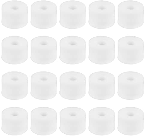 QUARKZMAN 20 Stück 15x10x5mm Kunststoff Abstandshalter Dichtring für Steckdosen und Steckdosenleisten, [Beige]