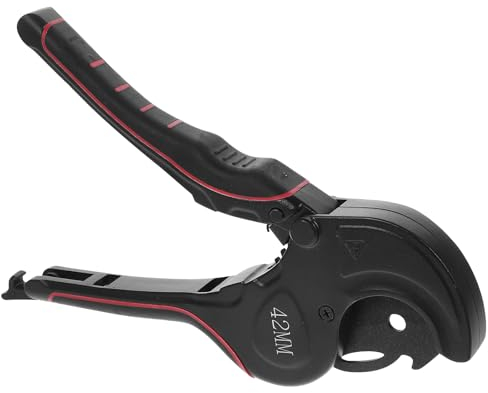 OSALADI 1 Pc Ciseaux à Tuyau Coupeurs De Cuivre Cliquet Electrique Coupe-tuyau Outil De Coupe De Tuyau Coupe Tube Pvc Coupe-tube En Acier Autobloquant Alliage D'aluminium Coupeur De Tuyau