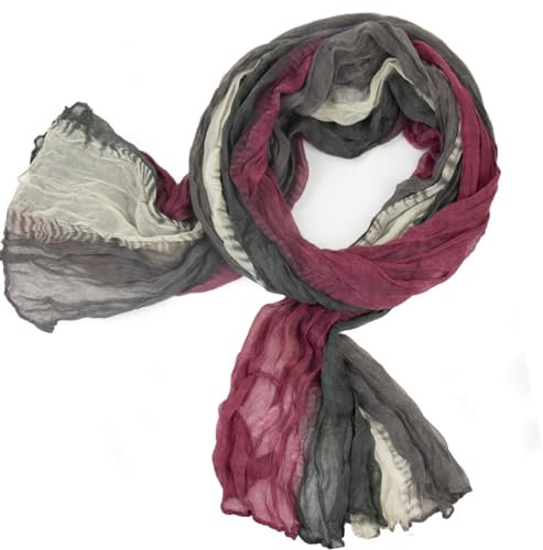 Glamexx24 Damen Schal Farbverlauf Leicht Schal Halstuch für Frühling, Herbst, Weich Lang Schal, Viele Farben