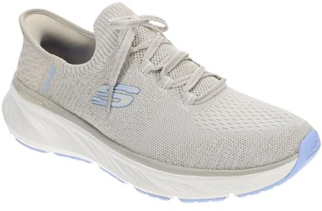 Skechers Damen Hands Free Slip-ins Edgeride Sneaker, Ntlb=Natural/Light Blue, 39 EU