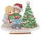 JISHSHAY Diamond Art Tabletop Decoration DIY Christmas Tree Couples Special Shaped Crystal Painting Kits Desk Ornament Diamond Art Christmas Ornaments