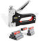 My DIY 3-in-1 Heavy Duty Staple Gun with 1500 Staples T'U'D - Staple Gun & Remover for Wood & Upholstery Wall Stapler for Home Repairs, Carpentry, Upholstery, DIY Adjustable Force, Quick-Jam Release