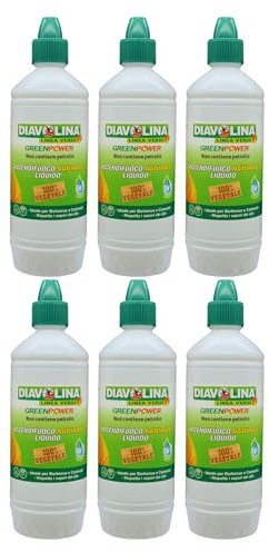ACCENDIFUOCO NATURALE LIQUIDO 100% VEGETALE, Ideale per Barbecue e Caminetti, Rispetta i sapori dei cibi, 750ml. (4)
