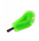 Gutter Cleaning Tools from The Ground，Extendable Guard Cleaner Tool，Roof Gutter Cleaner，Detachable Cleaning Brush and Scoop Roofing Guard for Cleaning Leaves and Debris(Green,Brush head)