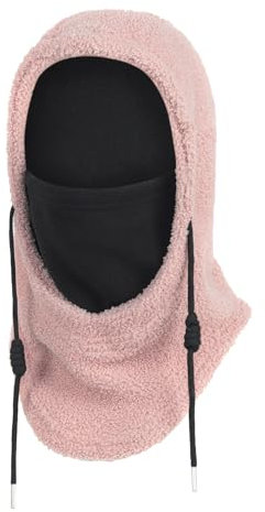 TAGVO Unisex Sturmhaube Winter aus Thermo-Fleece - Multifunktionale Kapuze und Halswärmer Mütze mit Schal, Windschutzgesicht für Männer und Frauen, für Outdoor-Sport, Universalgröße