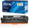 207A W2210A Toner MIT CHIP Kompatibel für HP 207A Toner 207X W2210X Ersatz für HP Color Laserjet Pro MFP M283fdw M255dw M282nw M283fdn M255nw (Schwarz)