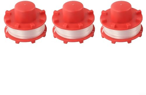 Ersatzfadenspule Rasentrimmer Spule und Faden für Einhell GE-CT 36/30 Li E Rasentrimmer 8M Nylonfaden kompatibel mit Modellen