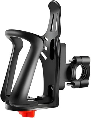 Flaschenhalter Fahrrad Verstellbar, Getränkehalter Für Fahrrad Motorrad E-Bike, Universal Trinkflaschenhalter Für 55–85mm Flaschen, Robust Leicht Und Einfach Zu Montieren