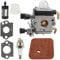 OOPUHKSY Carburetor Kit For S&tihl HS45 Hedge Trimmer FS38 FC55 FS310 For Zama C1Q-S169B Garden Tool Parts Sets