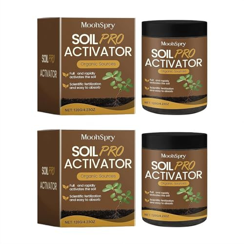 Soil Pro Activator, 2025 Organic Soil Activator & Plant Fertilizer, Water-Soluble Formula for Optimal Nutrient Uptake & Root Development, Enhance Growth for Vegetables & All Plants
