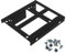 Black Metal 2 5 bis 3 5 Festplatte Montagehalterung 2x2 5 bis 3 5 SSD Halterung Mit Schrauben
