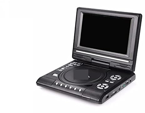 Lecteur DVD Portable, Lecteur DVD système multimédia automobile 7.8 pouces lecteur d'écran Portable haute définition Vcd Mp3 Dvd Usb avec TV/FM/USB