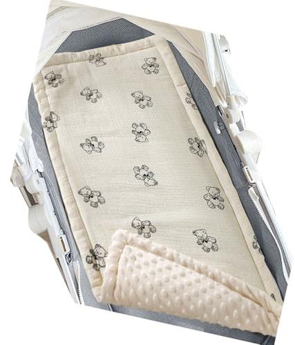 Kinderwagen Matratze mit bedrucktem Muster, Kissen, Babykissen, Sitzpolster, Sitzeinlage, Kleinkind Kinderwagen, doppelseitiges Polster, atmungsaktive Kinderwageneinlage