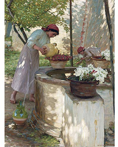 La Thangue Winter Liguria Gemälde Extra Large XL Wall Art Poster Druck