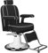 Activeshp Amadeo Friseurstuhl Friseursessel Barberstuhl Bedienungsstuhl Friseureinrichtung Schwarz | 360 Grad drehbar | höhenverstellbar mit hydraulikpumpen |