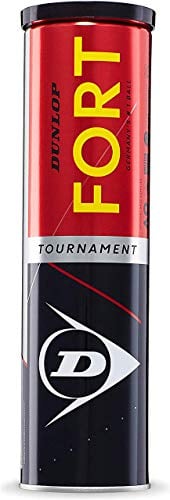 Dunlop - Fort Tournament - Tennisbälle - 8 Bälle (2 Dosen mit 4 Bällen) - gelb - Turnierball - 5013317102027