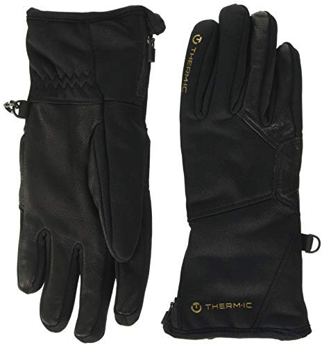 Therm-ic Damen Gloves Ski Light Gloves Women Black, M, T26-0100-002