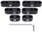 Spark Plug Wire Separators, 7mm 8mm Dividers Looms Spark Plug Lead Separator Ignition Lead Separator Spark Plug Wire Separators Dividers Looms for Car(Black SI-AT02065)
