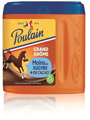 POULAIN - Grand Arôme Moins De Sucre 400G - Lot De 4 - Offre Special