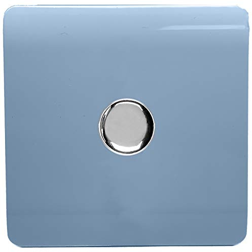 Trendi Artistic Modern Glossy Tactile 1 Gang 2 Way 120w LED Dimmer Switch