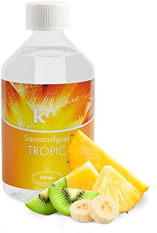 KK Sauna Aufguss Konzentrate PREMIUM - Made in Germany - Duftsorte Tropic - 500 ml Flasche - Wellness für zu Hause