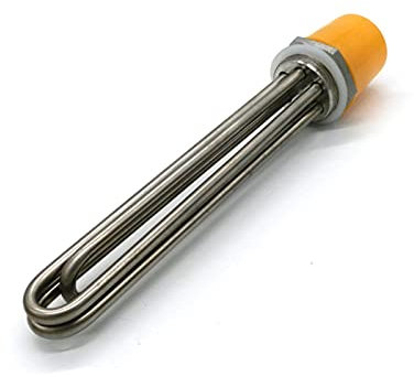 JINGERL Full 304 Stainless Steel Water Heating Element 1 1/4 Electric Immersion Heater For Solar Water Tank 220V 380V (Color : 220V 190mm 3KW)