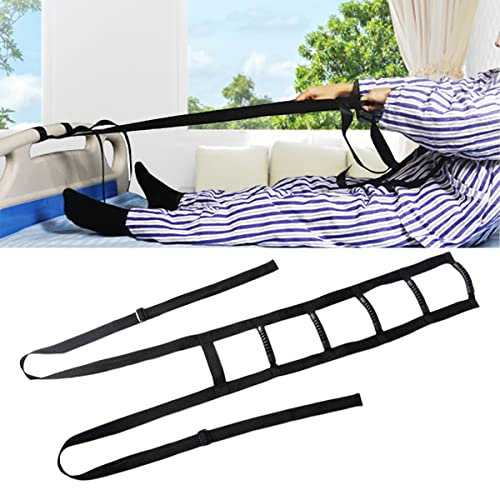 Bed Rail for Elder - Bed Ladder Assist - Pull Up Assist Device with Handle Strap - Rope Ladder Caddie Helper - Sitting, Sit Up Hoist for Elderly, Senior, Injury Recovery Patient, Pregnant, Handicap
