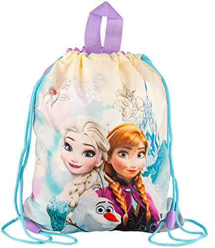 alles-meine.de GmbH Kinder Geschirr & Zubehör Verschiedene Artikel frei wählbar die Eiskönigin - Frozen - Kleiner - Beutel/Tasche 31 cm - Lunchtasche/Sportbeutel - Turn..