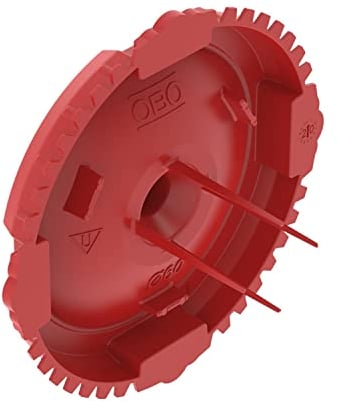 OBO Bettermann® UP Signaldeckel ZU 60-SD, für Unterputzdosen, Ø60mm, PE, 50 Stück