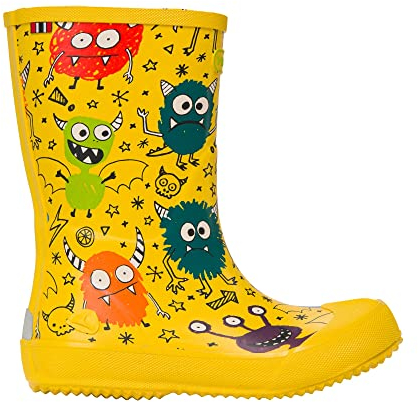 Viking Stampa Indie, Rain Boot, Unisex - Adulto, Giallo Multi, 29 EU