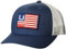 HUK Herren Trucker Hat Anti-Glare Snapback Fischerhut Cap, Bars-Sargasso Sea, Einheitsgröße