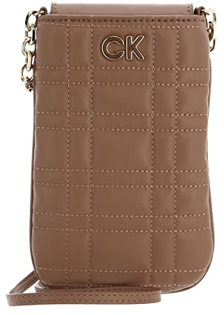 Calvin Klein Re-Lock Quilt Phone Pouch Safari Canvas