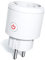 ZigBee Prise Connectée, Prise Intelligente avec Surveillance de la consommation, 16A Alexa Prise avec Contrôle à Distance compatible Alexa/Google Home,Fonction de Temps,Commande Vocale,Hub Requis 1PCS
