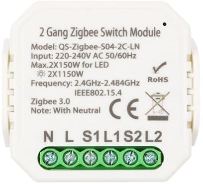 Module Double Interrupteur - Blanc/Zigbee