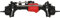 Graootoly Komplette Differential-Portalachse mit T-Lock für 1/10 RC Crawler Car -4 TRX4 Upgrade Teile Achse