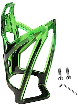 TOOYFUL Fahrrad-Wasserflaschenhalter, Wasser-Getränkehalter, Rack, robuster Flaschenhalter für Mountainbike, Rennrad, Fahrradausrüstung, Zubehör, GRÜN