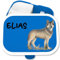 Brotdose Kinder Campus für Mepal - Wolf Wolfsmotiv Raubtier Wölfe - 750 ml - Blau - brotzeitbox lunchbox brotbox fächern