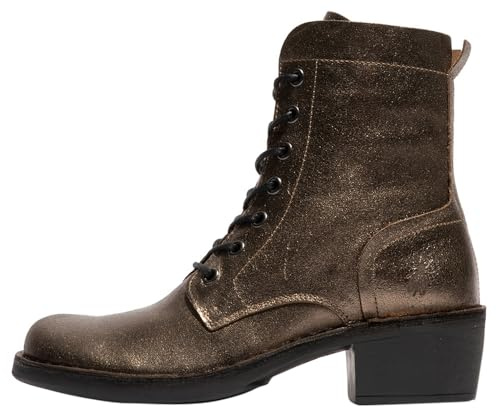 Fly London Damen MILU044FLY Fashion Boot, DK. Gold, 41 EU