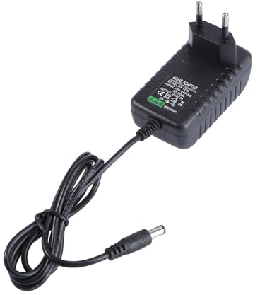 Angoily 12V 2A adaptador de alimentación de luz acuario LED fuente de alimentación DC cable de alimentación para acuario LED luces (enchufe de la UE)