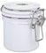 Large Glue Storage Jar with Thermometer, Hygrometer and Seal, Large Container for Nail and Eyelash Glue (White)