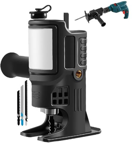 Adaptador de sierra alternativa,Accesorios para sierra alternativa - Sierra de calar eléctrica,Cabezal de conversión de metal para sierra de taladro eléctrico, sierra de calar eléctrica portátil, cabe