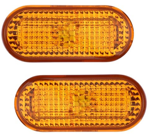 ATEC Germany 2x Blinkleuchte gelb o/Lampenträger ohne Lampenträger