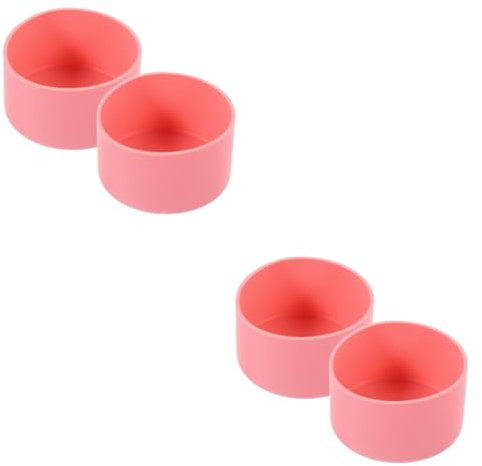 Healeved 4pezzi Manicotti Antiscivolo Silicone Per Bottiglie Copertura Protettiva Per Fondi Di Bottiglia Design Ergonomico e Isolante Compatibile Con Bottiglie Da Facile Da Pulire e