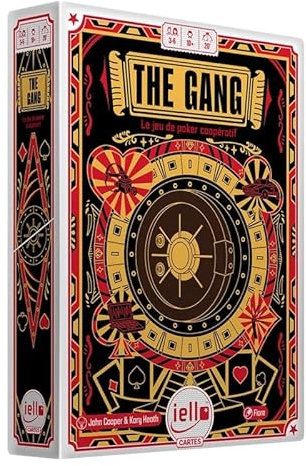 IELLO The Gang – Le Poker coopératif pour Le Casse du siècle ! Alliez stratégie et Coordination façon Texas Hold’em – sans Bluff, mais avec Tension et Esprit d’équipe garantis.