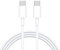 Wanme Cable USB C, USB C vers USB C 60W, Charge Rapide Compatible avec iPhone 16/iPhone 15, Cable USB C pour Samsung S24/S23/S22/S20, MacBook, iPad, Google Pixel 9/8 (1 Pièce-Blanc-1M)