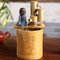 HUIBBGO Wasserbrunnen Tischplatte Wasserspiel Japanisches Gartenornament Zen Home Decor,A+Höhe 25cm